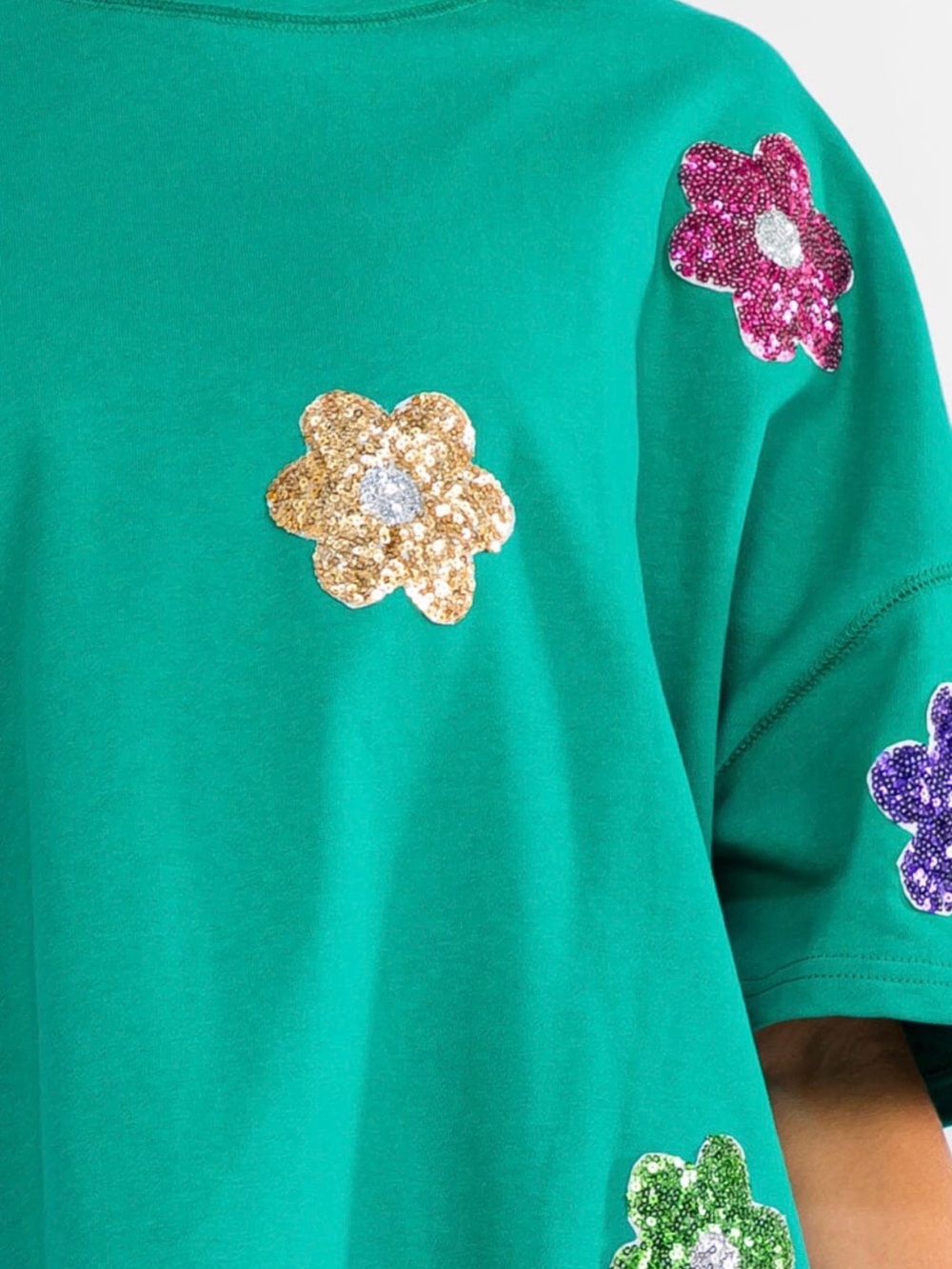 Floral Sequin Tee 🌼 💐 - Picture 2 of 3
